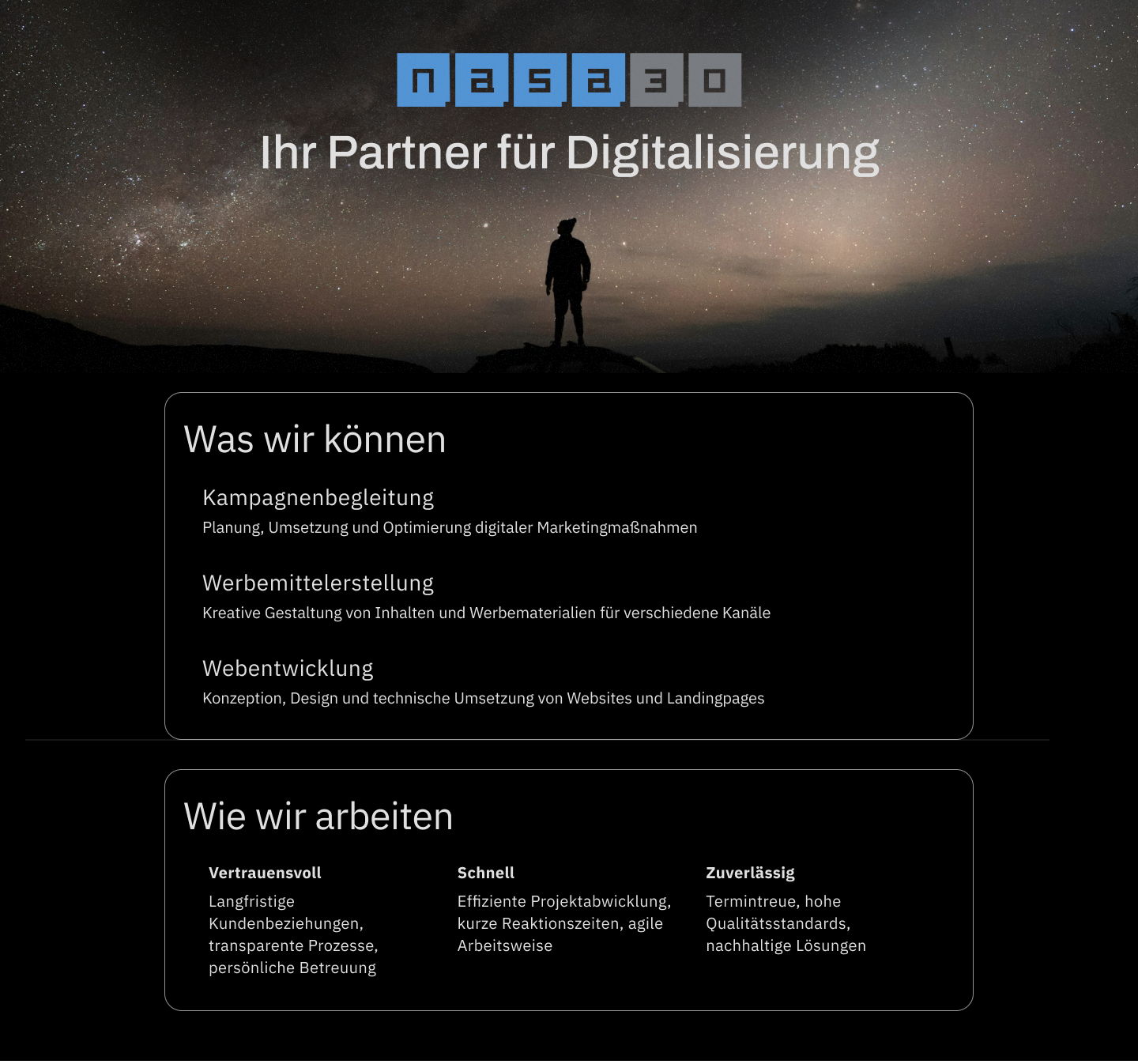 Full-screen content